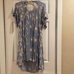 Blue Floral Dress